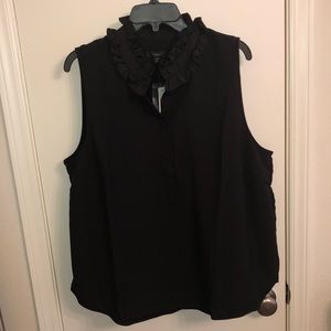 NEW JCrew Ruffle Sleeveless Blouse